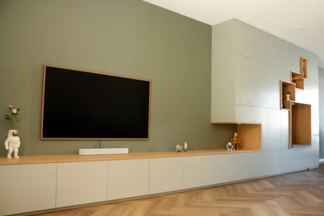 totaal dressoir en kast met zitje