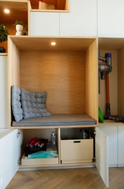 uitneembare bak en uitschuifbaar plateau