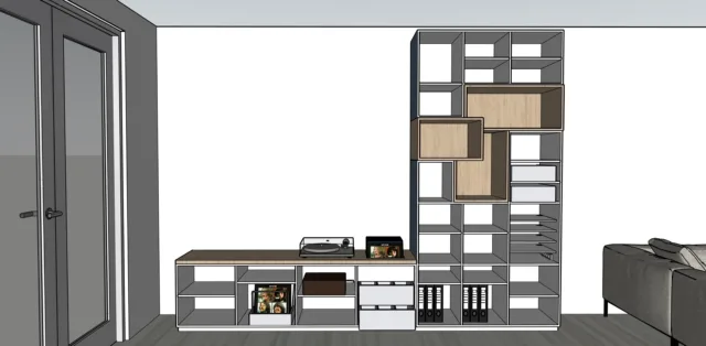 ontwerp binnenkant kast