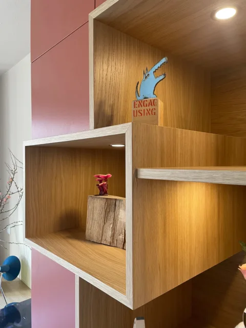 close up van eiken toonvakken