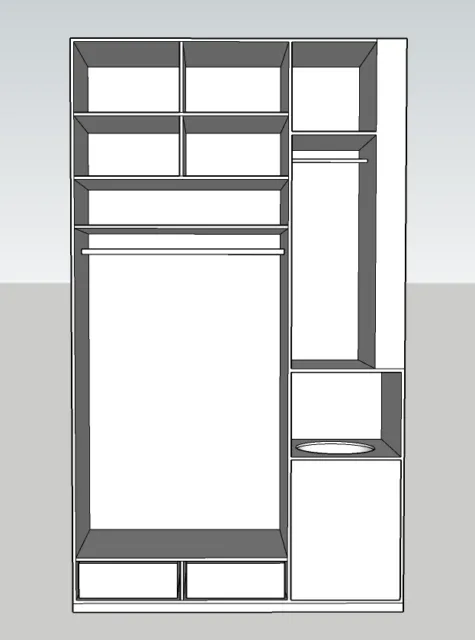 ontwerp binnenkant waskast