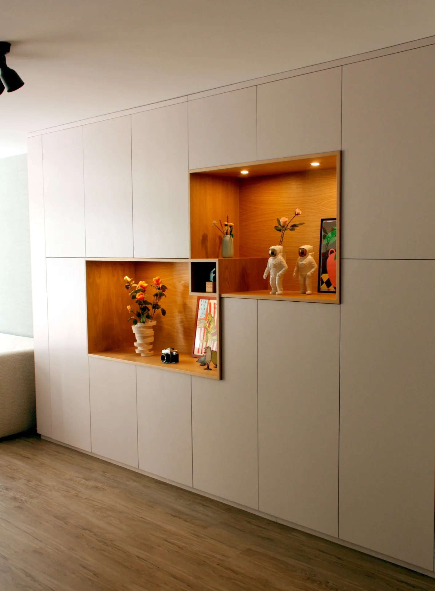 kastenwand in woonkamer