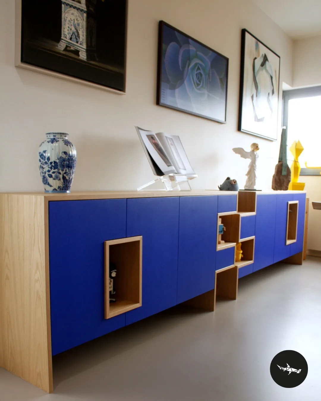 dressoir in twee delen delft totaal