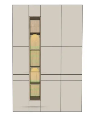 buitenkant ontwerp eetkamerkast